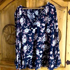 Jessica Simpson print blouse